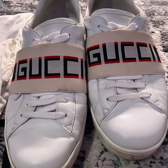 Gucci Ace sneaker with elastic Web in white - Picture 4 of 4